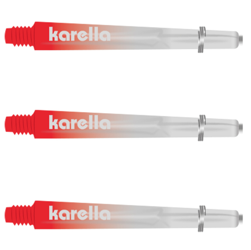 Karella Comic-Line Polycarbonat-Schäfte rot/transparent